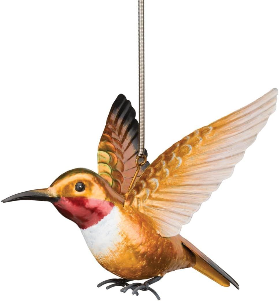 Regal Art & Gift Bird Bouncie, Hand-Painted Metal Spring Garden Decor