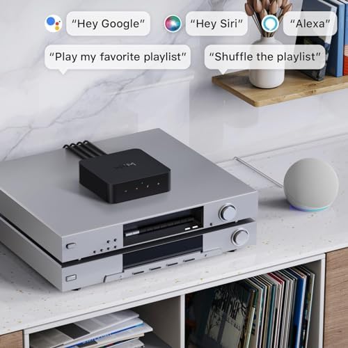 WiiM Pro Music Streamer to Upgrade Stereo with AirPlay 2, Spotify Connect | Upgrade Your Favorite Stereo with Hi-Res Streaming, AirPlay 2