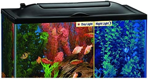 Marineland LED Light Hood For Aquariums, 24 Inches By 12 Inches, Natural Shimmering Light With Night Light Effect