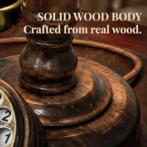 Opis Technology 1921 Cable Model C — A Real-Wood Candlestick Rotary Phone, Fully Working on Modern Home Phone Lines.
