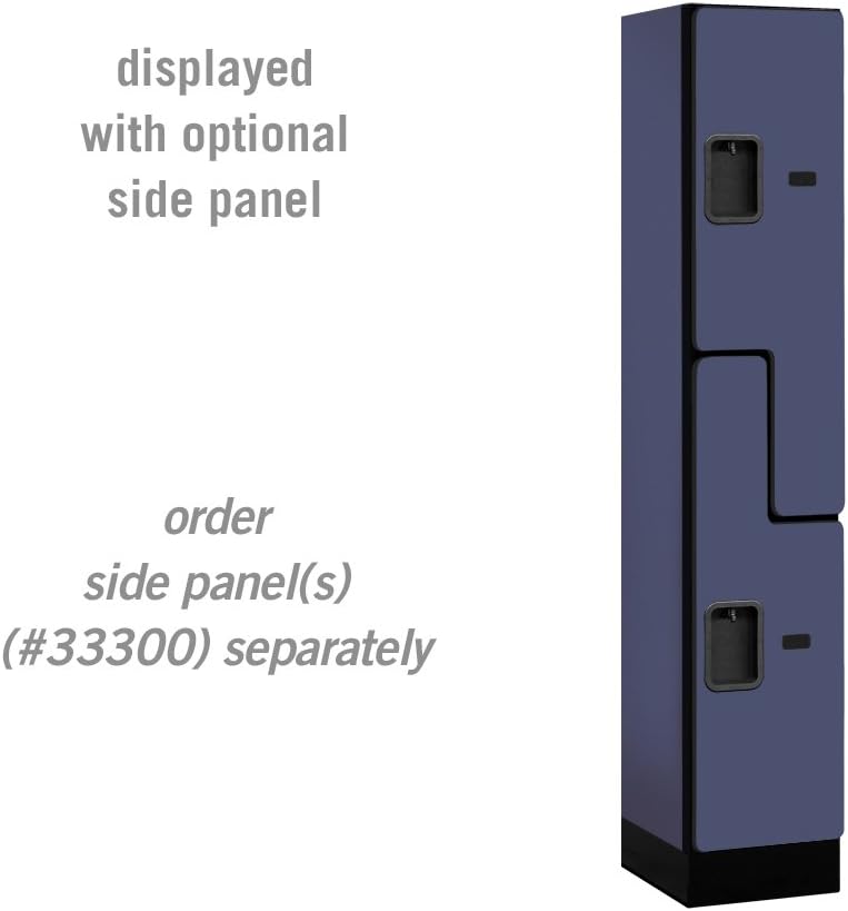 Salsbury Industries Double Tier 'S' Style Designer Wood Locker, Mahogany, 5' 3" x 15"