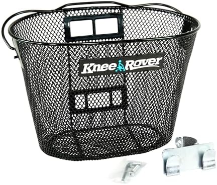 KneeRover Knee Scooter Basket Accessory with Convenient Handle | Knee Rover Basket Attachment, Includes Universal Bracket Mount