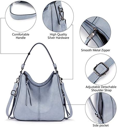Hobo Crossbody Bag for Women, Designer Shoulder Purse Handbags