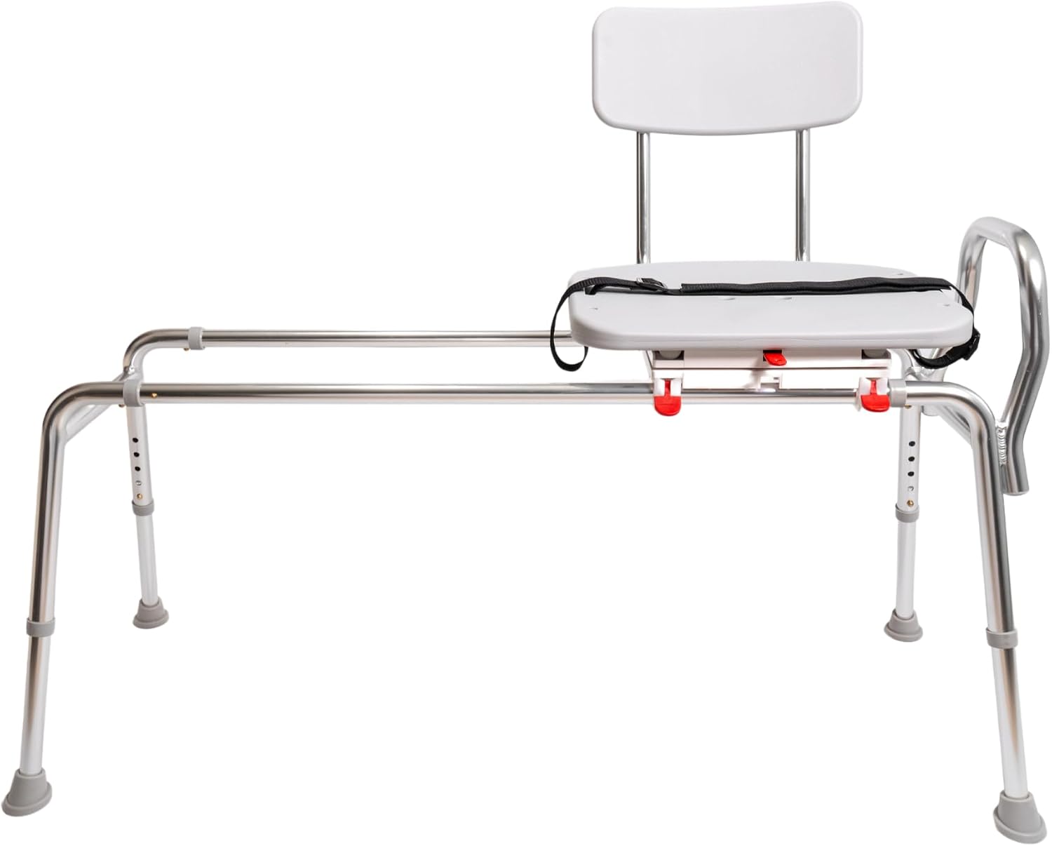 Tub Transfer Bench with Swivel Seat, for Elderly & Disabled, Standard | Eagle Health Supplies Sliding Shower Chair for Inside Shower, FSA/HSA eligible, Height Adjustable, 77662