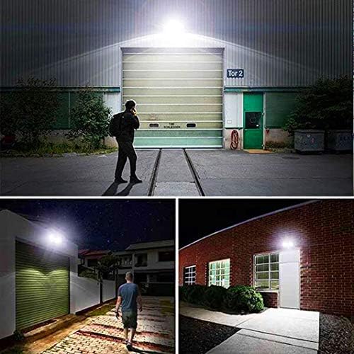 Dusk-to-Dawn Security Lights with Motion Sensor, 5000K IP65 Waterproof Outdoor, 280W Equiv. 110V 120V Dual-Head Rotatable LED Flood Light for Porch, Garage, Yard, Driveway