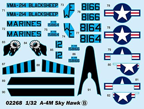 Trumpeter 1/32 A4M Skyhawk Carrier Launched Ground Attack Aircraft Model Kit