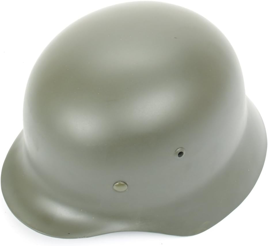 German WWII M35 Steel Helmet- Stahlhelm 35 WW2 M1935- Extra Large Shell- Size 70