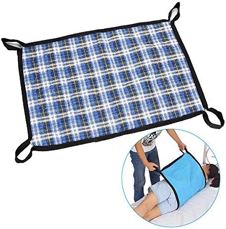 Positioning Bed Pad with Handles Incontinence Bed Wetting Protection Pad Transfer Belts for Lifting Seniors Bedridden Patient Medical Sliding Board