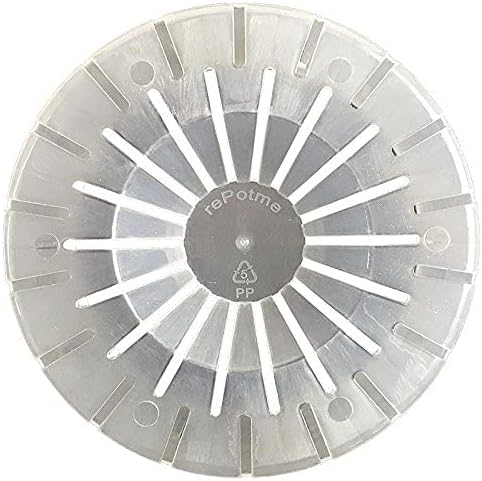 Orchid Pot Growers Assortment (8 Slotted Clear Orchid Pots - 2 Each of 3, 4, 5, 6 Inch) - Premium Orchid Planters, Orchid Pots with Holes for Repotting
