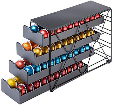 FlagShip Nespresso Vertuo Pod Holder 60 Large Pods Capacity 3 Tier