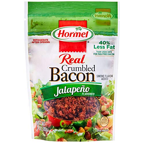 HORMEL Real Peppered Bacon Crumbles, 3 oz Pouch (8 Packages)