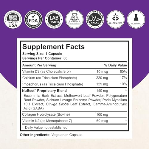 NuBest Bundle Tall 10+ 60 Capsules Tall Kids 90 Chewable Tablets | Height Growth Support for Kids & Teens | Calcium, Vitamins D3 K2