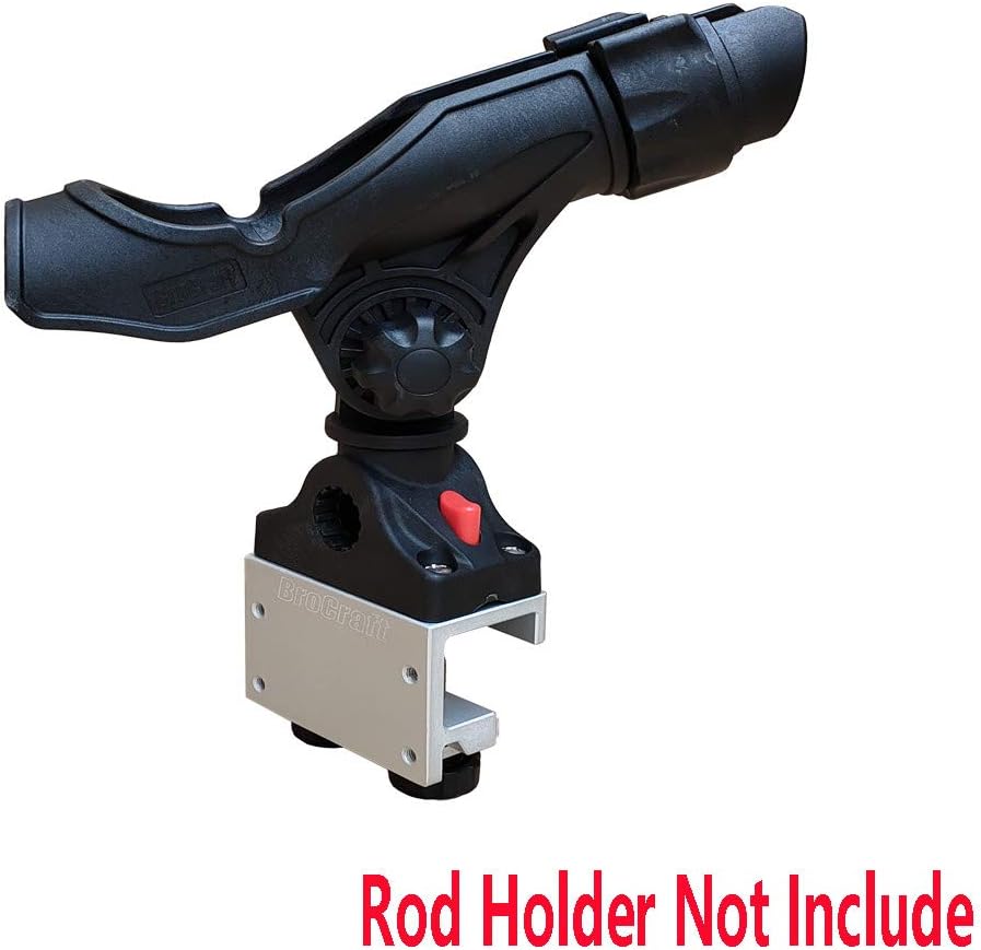 BroCraft Alumacraft Boat Rod Holder Mount / AlumaTrac Bracket (Generation 3)