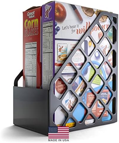Officemate Recycled Large Magazine File, Black, 6 Each (26083)