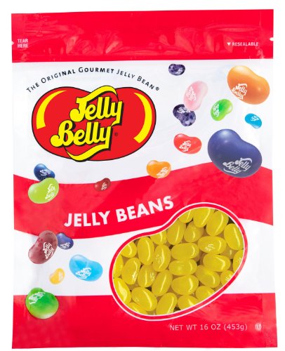 Jelly Belly Sunkist Lemon Jelly Beans - 1 Pound (16 Ounces) Resealable Bag - Genuine, Official, Straight from the Source