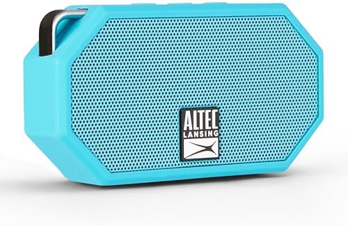 Altec Lansing Mini H2O - Waterproof Bluetooth Speaker, IP67 Certified & Floats in Water, Compact & Portable Speaker for Hiking, Camping, Pool, and Beach
