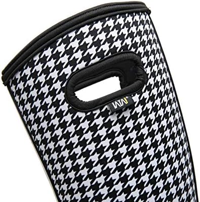 WTW Womens Mid Calf Rain Boots - Waterproof Insulated Neoprene Rubber Boots Mud Outdoor Hunting Garden Boots