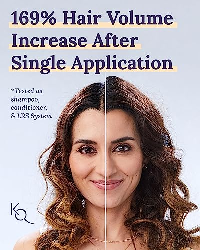 Keranique Volumizing Shampoo for Hair Repair, Growth & Thinning Hair Support – Keratin, Biotin, Menthol & Niacinamide, Anti-Breakage, Lightweight Strengthening Formula 8 Oz - Keratin Amino Complex™