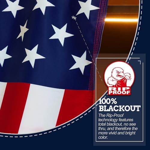 ANLEY Fly Breeze American National Flag 4x6 Foot Polyester - Vivid Color and Fade proof - Canvas Header and Brass Grommets - Banner Flags 4 X 6 Ft