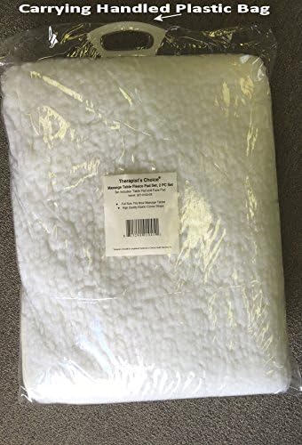 Therapist's Choice® Massage Table Fleece Pad Set Includes Pad and Face Rest Cover, 31” W x 72” L (Massage Table not Included)