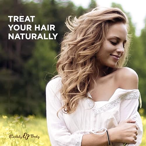Earthly Body Miracle Oil Tea Tree Conditioner, 16 oz. - Detangles, Tames Frizz & Nourishes Roots - Tea Tree, Hemp Seed