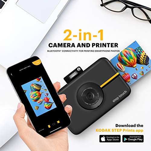 Kodak Step Touch | 13MP Digital Camera & Instant Printer with 3.5 LCD Touchscreen Display, 1080p HD Video - Editing Suite