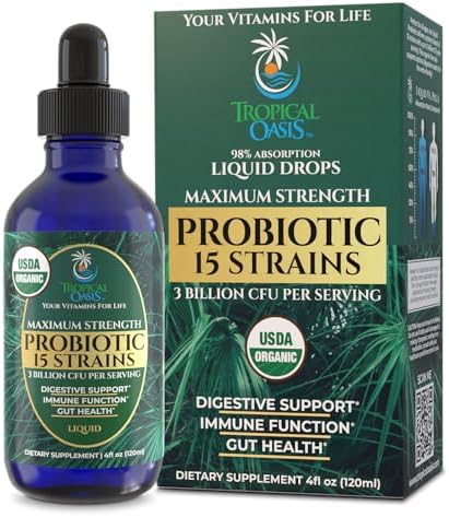 Tropical Oasis - Premium Ionized Plant Based Trace Minerals Liquid Formula- 74 essential minerals in liquid form for up to 96% Absorption - 16 oz, 32 servings