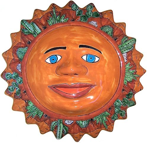 Big Desert Talavera Ceramic Wall Sun Face