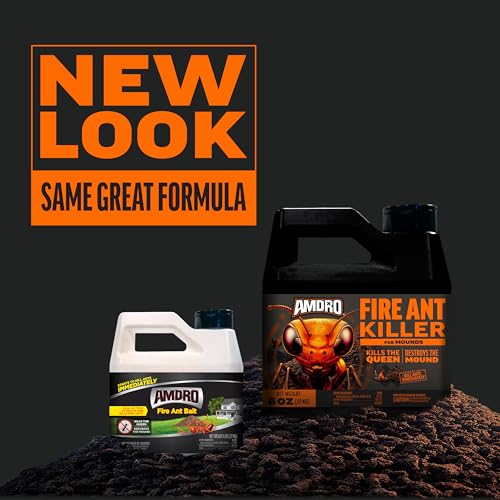 Amdro Fire Ant Killer for Mounds, 1 Lb | Dual-action fire ant killer granules, targets visible and hidden mounds, kills imported and native fire ants