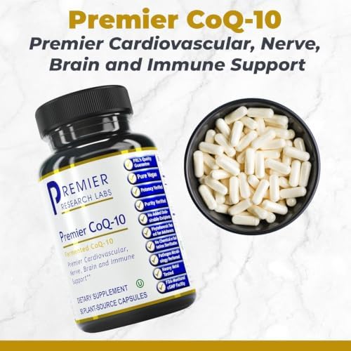 Premier Research Labs CoQ10 - Coenzyme Q10, Co Q 10 Supplement, 100mg Capsules