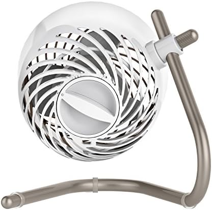 Vornado Pivot Personal Air Circulator, Portable, Desk Fan, Electric, Ice White