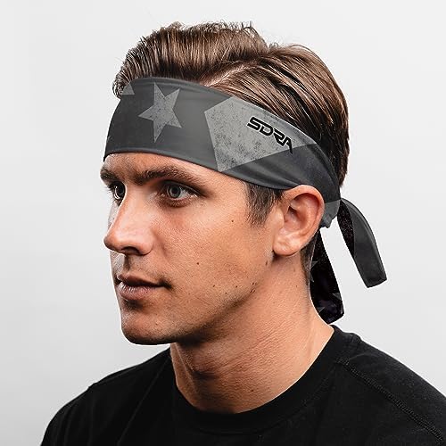Suddora Country Flag Tie Headband with National Flag, Breathable Sweatband for National Sports Events, Non-Slip Fabric Sweatband for Soccer, Tennis