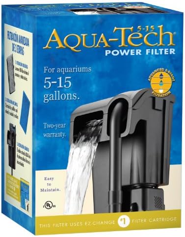 Aqua-Tech Ultra Quiet Power Filter, For Aquariums 20-40 Gallons