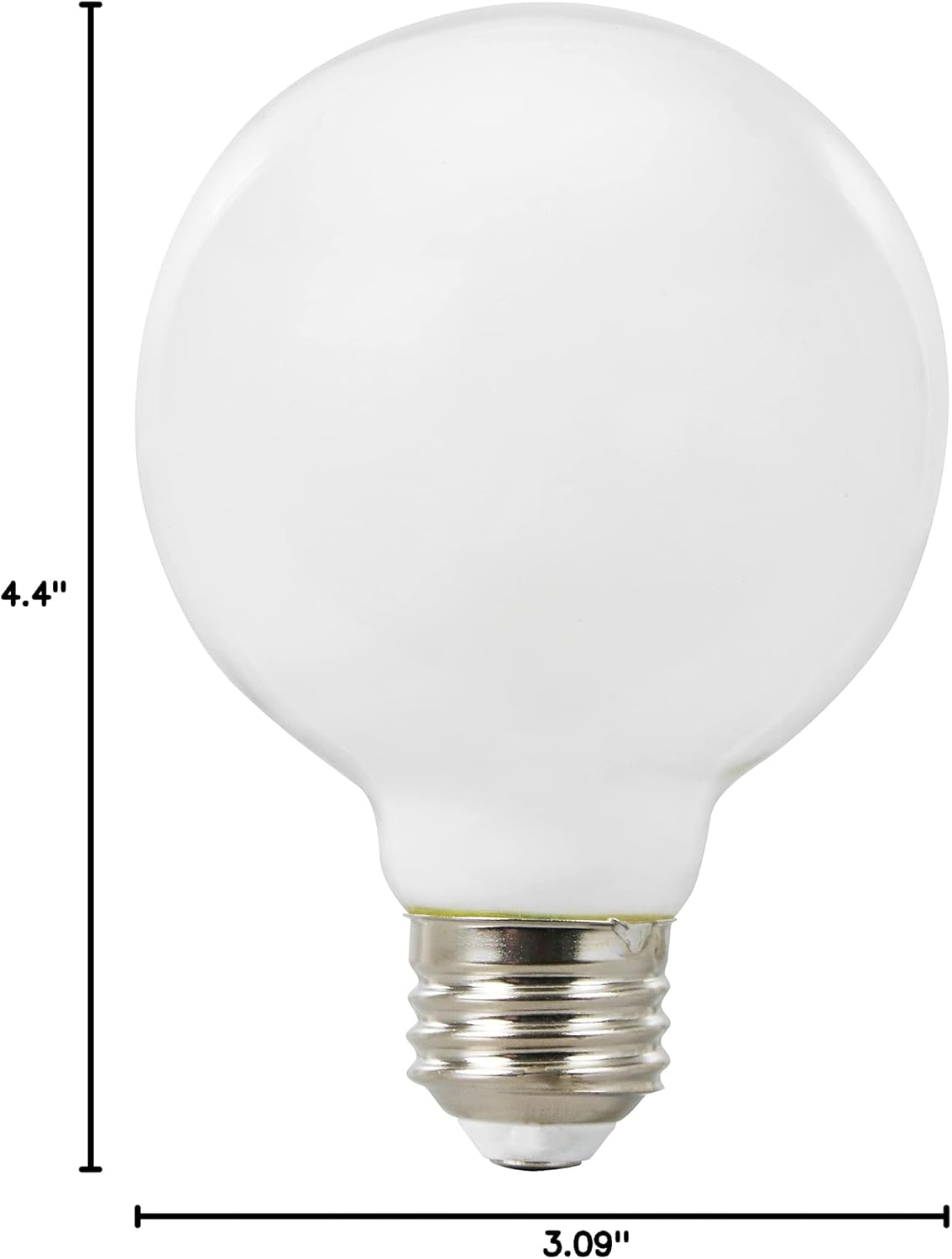 Sylvania LED A19 Light Bulb, 100W = 14W, Non-Dimmable, Frosted Finish, 1500 Lumens, 2700K, Soft White - 4 Pack (78101)