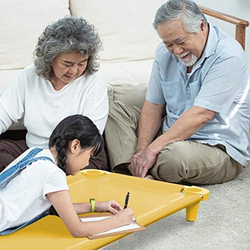 Acrimet Toddler Cot Bed for Kids, Travel, Day Care, 52" x 21" Yellow 1 Pack