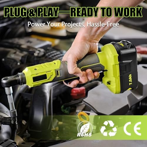 VINIDA 2-Pack 3.6Ah P102 Replacement for Ryobi 18V Battery High Performance P103 P104 P105 P107 P108 Compatible with Ryobi Battery Cordless Power