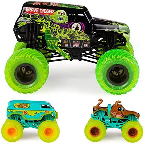 Monster Jam Curse of the Gasoline Diecast Car 3-Pack