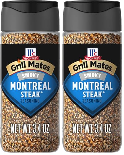 McCormick Grill Mates Smoky Montreal Steak Seasoning, 3.4 oz (Pack of 6)