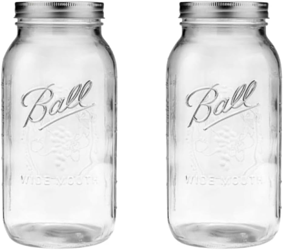 Ball 64 ounce Jar, Wide Mouth, Set of 2