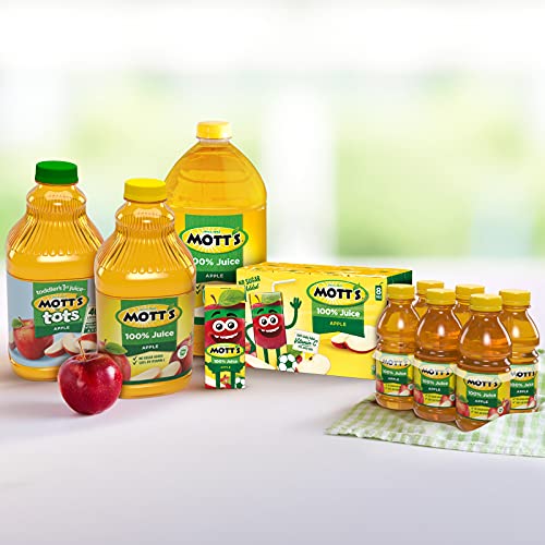 Mott's For Tots Apple, 6.75 Fl Oz Boxes, 32 Count (4 Packs Of 8), Juice With Purified Water, Good Source Of Vitamin C