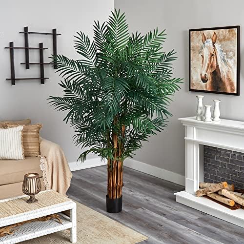 Nearly Natural 7ft. Areca Palm Artificial Tree