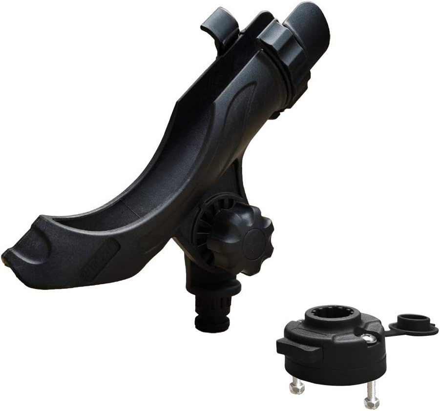Brocraft Kayak/Boat Power Lock Rod Holder/Power Lock Rod Holder with EasyLock Flush Deck Mount