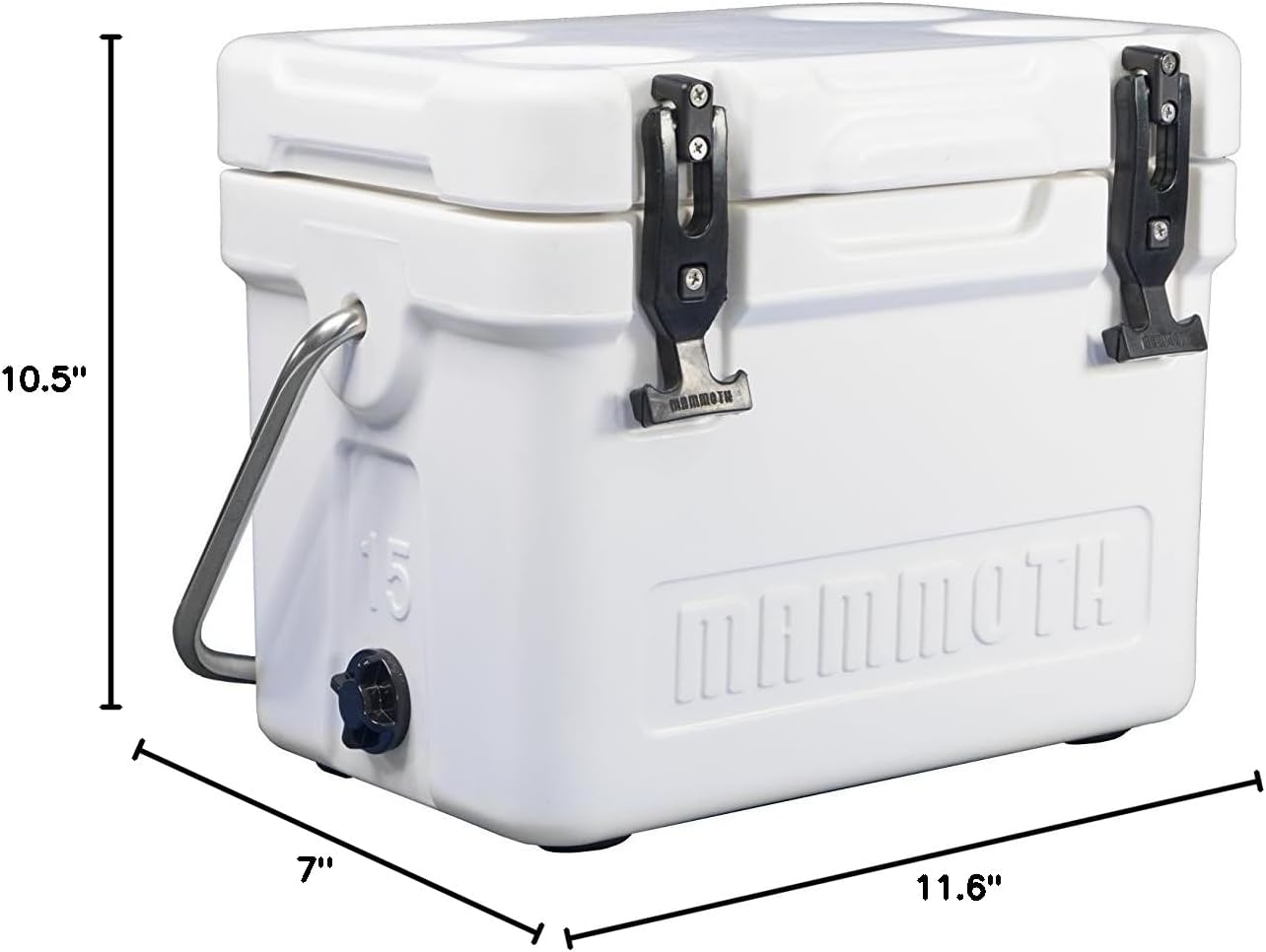 Mammoth Coolers Cruiser Series, Insulated Hard Ice Chest with Durable Double-Walled Rotomolded Construction, Great for On-The-Go Recreational Activities (Cruiser 20, Tan)