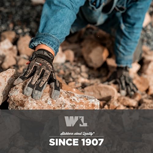 Wells Lamont FX3 Impact Work Gloves, TPR Protection, Leather Palm, X-Large