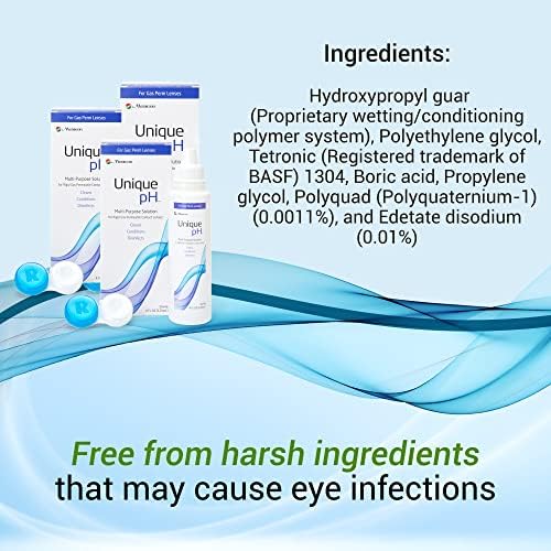 Menicon Unique pH Multipurpose Contact Lens Solution with Lens Case 4 fl oz
