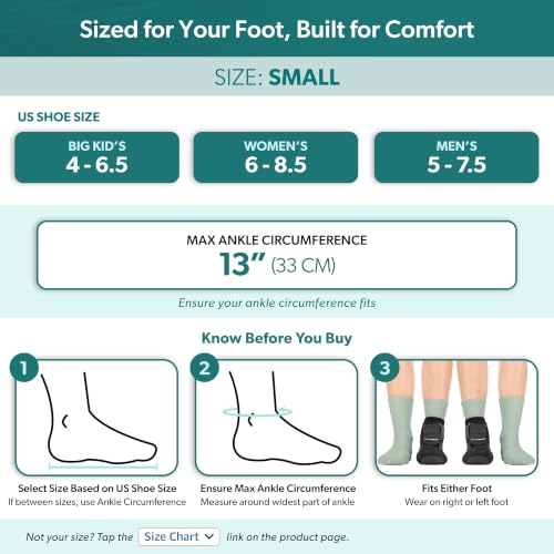 BraceAbility Plantar Fasciitis Night Splint Sock - Plantar Fascia Boot for Sleeping, Achilles Tendonitis Relief, Foot Drop, Heel Pain - Planter Facetious Brace for Women and Men - Black (L)