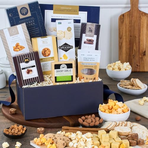 Snack and Chocolate Gift Basket Classic - Gourmet Food Gift by GourmetGiftBaskets.com