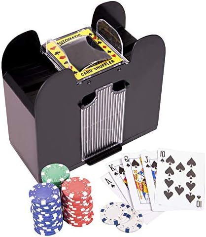 Battery-Powered Automatic Card Shuffler for Card Games