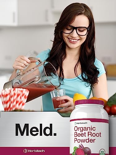 Horbäach Organic Beet Root Powder | 3lb Bulk Supplement | Raw Superfood