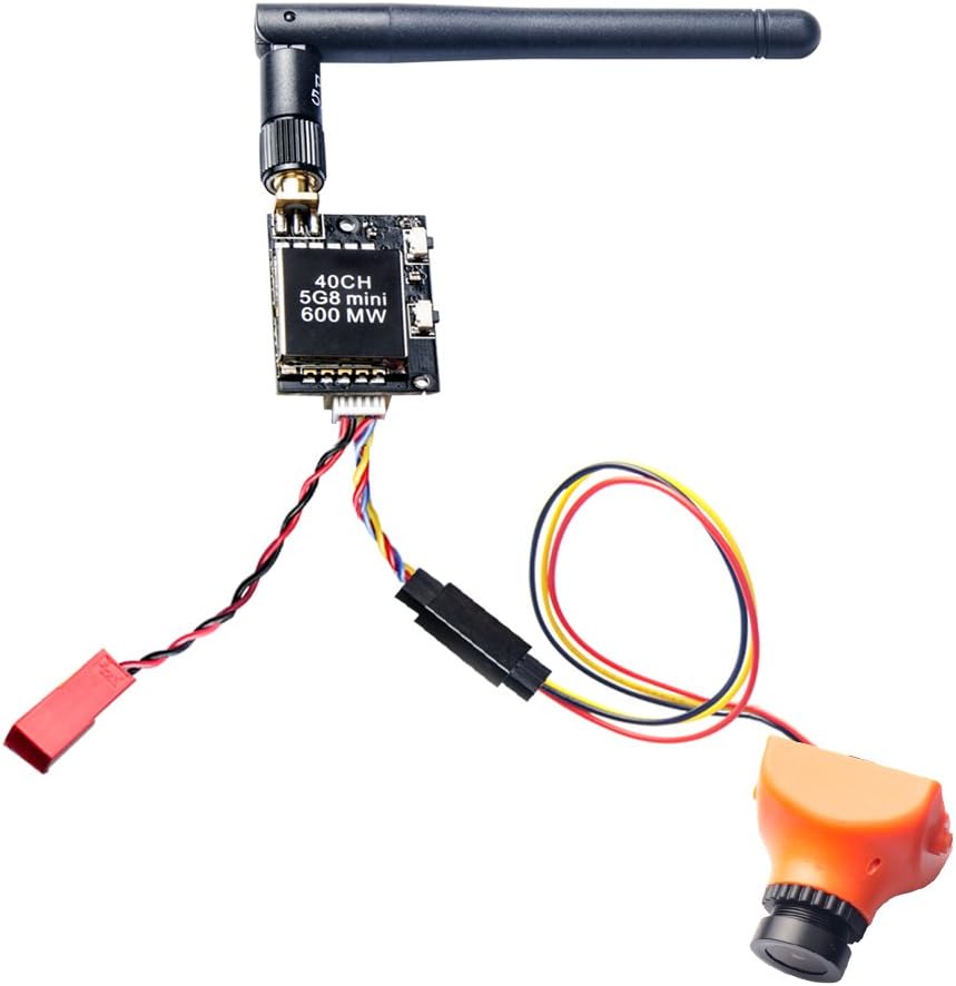 AKK KC02 600mW FPV Transmitter with 600TVL 2.8MM 120 Degree High Picture Quality Sony CCD Camera for FPV Multicopter